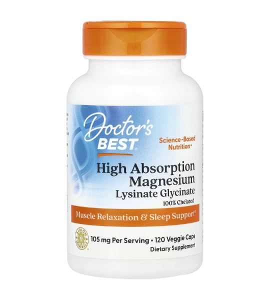 Doctor's Best, High Absorption Magnesium, 120 Veggie Caps in Pakistan