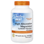Doctor's Best, High Absorption Magnesium Lysinate Glycinate, Chelated, Albion® TRAACS®, 240 Tablets in Pakistan