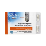 Doctor's Best, High Absorption Postbiotic Butyrate, 30 Liquid-Filled Veggie Capsules in Pakistan