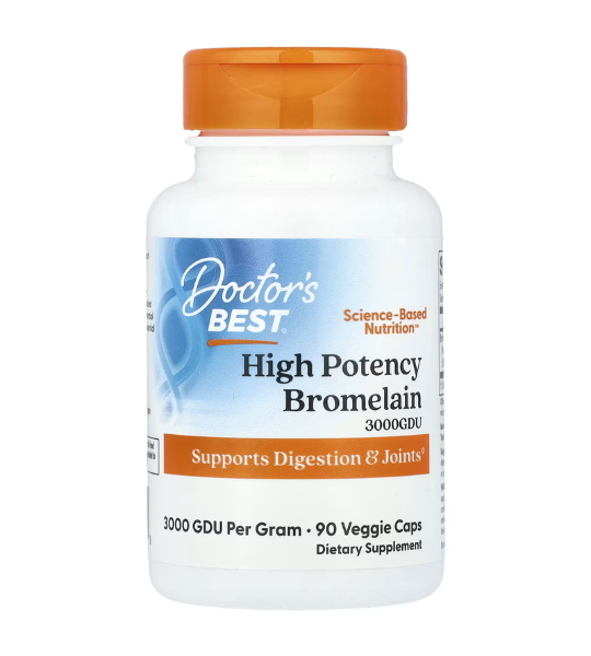 Doctor's Best, High Potency Bromelain, 500 mg, 90 Veggie Caps in Pakistan