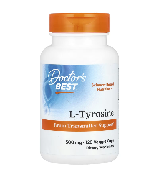 Doctor's Best, L-Tyrosine, 500 mg, 120 Veggie Caps in Pakistan
