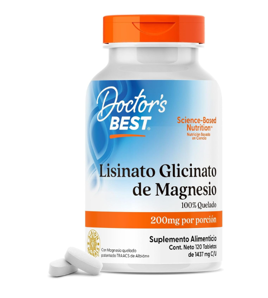 Doctor's Best Lisinato Glicinato De Magnesium Tablets in Pakistan