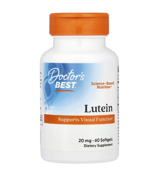 Doctor's Best, Lutein, 20 mg, 60 Softgels in Pakistan