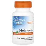 Doctor's Best, Melatonin, Natural Mint, 5 mg, 120 Chewable Tablets in Pakistan