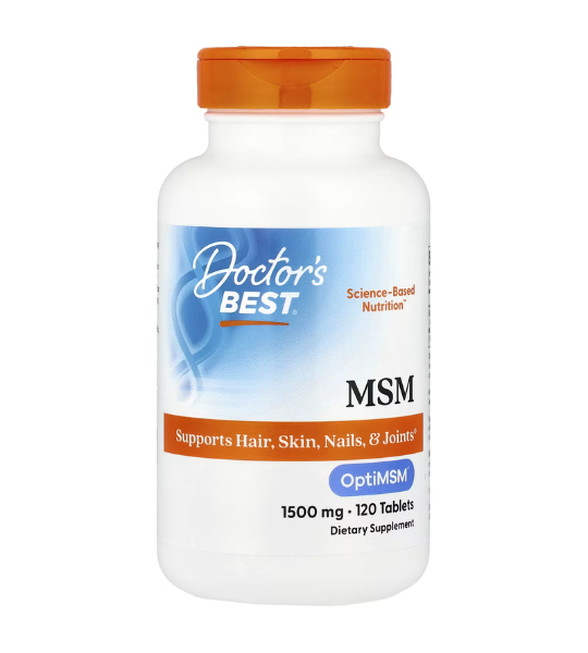 Doctor's Best, MSM with OptiMSM®, 1,500 mg, 120 Tablets in Pakistan