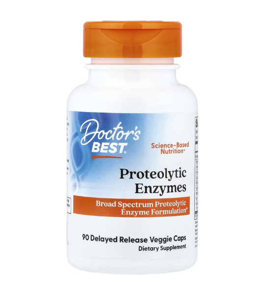 Doctor's Best, Proteolytic Enzymes, 90 Delayed Release Veggie Caps in Pakistan