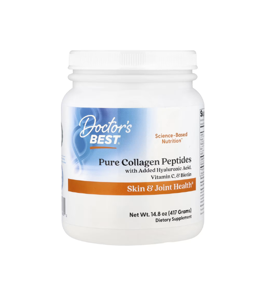 Doctor's Best, Pure Collagen Peptides With Added Hyaluronic Acid, Vitamin C, & Biotin, (417 g) in Pakistan