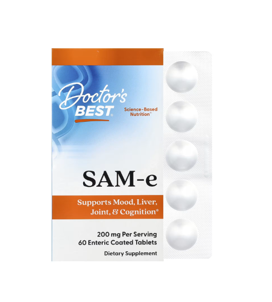 Doctor's Best, SAM-e, 200 mg, 60 Enteric Coated Tablets in Pakistan