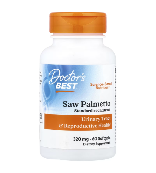 Doctor's Best, Saw Palmetto, Standardized Extract, 320 mg, 60 Softgels in Pakistan
