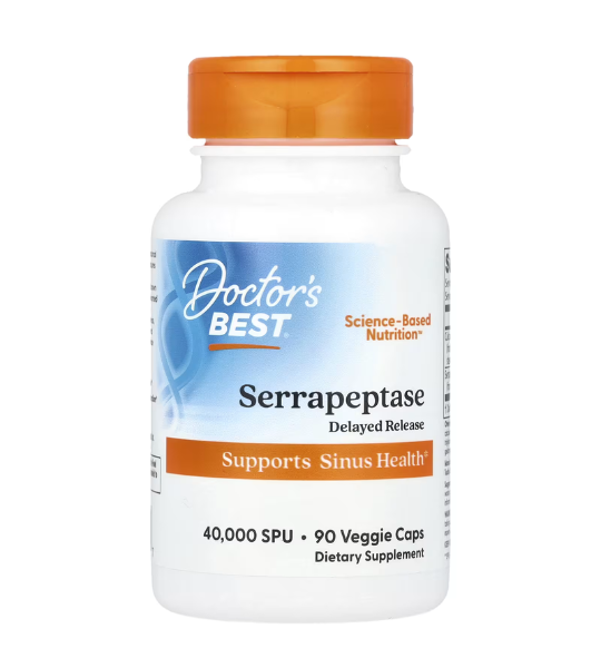 Doctor's Best, Serrapeptase, 90 Veggie Caps in Pakistan