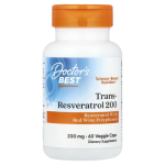 Doctor's Best, Trans-Resveratrol 200 , 200 mg, 60 Veggie Caps in Pakistan