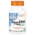 Doctor's Best, Vegan DHA from Algae with Life's DHA™, 200 mg, 60 Softgels in Pakistan