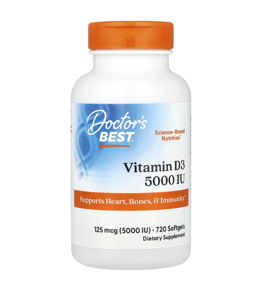 Doctor's Best, Vitamin D3, 125 mcg (5,000 IU), 720 Softgels in Pakistan