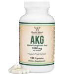 Double Wood Supplements, AKG (Alpha-Ketoglutaric Acid), 1000 mg, 180 Capsules in Pakistan