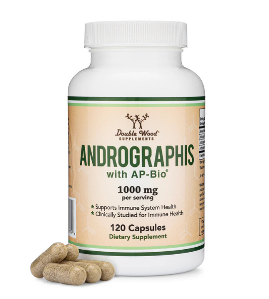 Double Wood Supplements, Andrographis With AP-Bio, 1000 mg, 120 Capsules in Pakistan