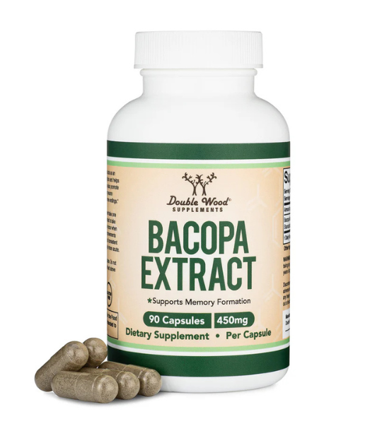 Double Wood Supplements, Bacopa Extract, 450 mg, 90 Capsules in Pakistan
