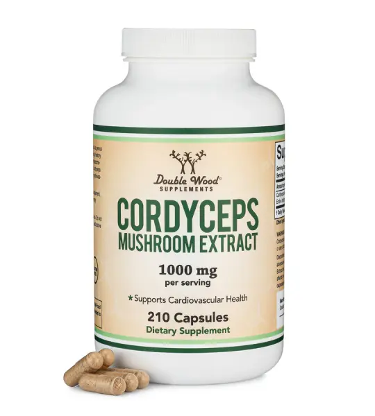 Double Wood Supplements, Cordyceps Mushroom Extract, 1000 mg, 210 Capsules in Pakistan