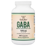 Double Wood Supplements, GABA (Gamma-aminobutyric acid), 1000 mg, 300 Capsules in Pakistan