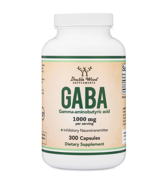 Double Wood Supplements, GABA (Gamma-aminobutyric acid), 1000 mg, 300 Capsules in Pakistan