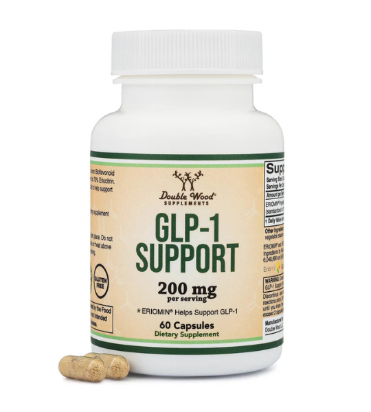 Double Wood Supplements, GLP-1 Support, 200 mg, 60 Capsules in Pakistan