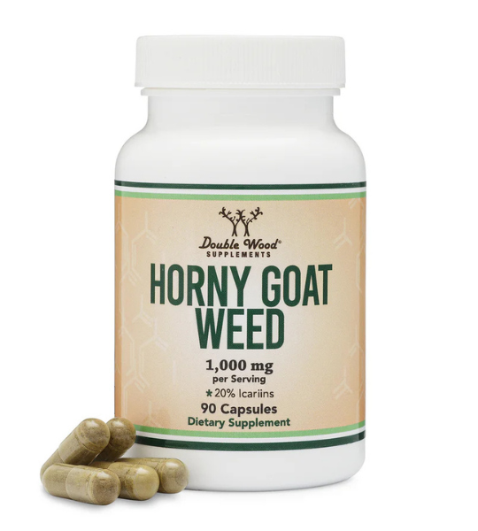 Double Wood Supplements, Horny Goat Weed, 1,000 mg, 90 Capsules in Pakistan