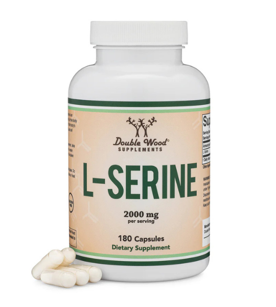 Double Wood Supplements, L-Serine, 2000 mg, 180 Capsules in Pakistan