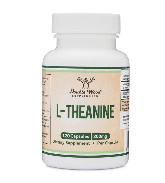 Double Wood Supplements, L-Theanine, 200 mg, 120 Capsules in Pakistan