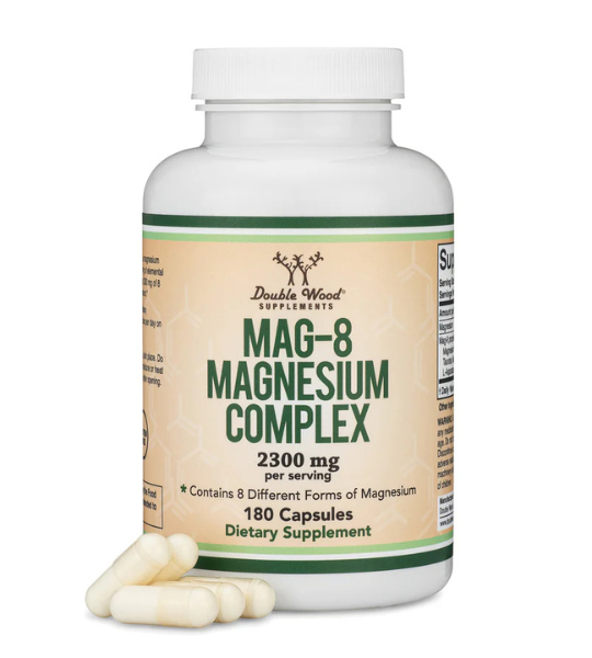 Double Wood Supplements, MAG-8 Magnesium Complex, 2300 mg, 180 Capsules in Pakistan