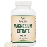 Double Wood Supplements, Magnesium Citrate, 800 mg, 180 Capsules in Pakistan