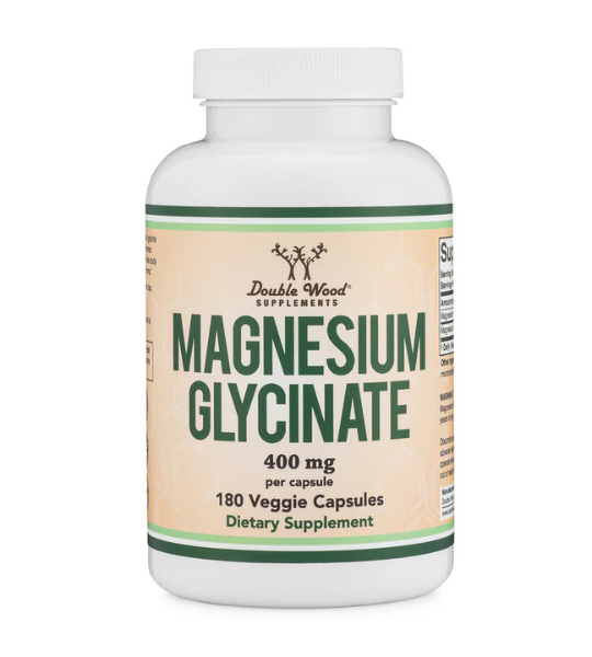 Double Wood Supplements, Magnesium Glycinate, 400 mg, 180 Capsules in Pakistan