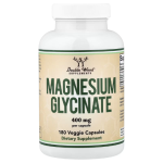 Double Wood Supplements, Magnesium Glycinate, 400 mg, 180 Veggie Capsules in Pakistan