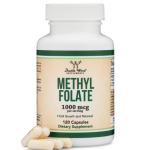 Double Wood Supplements, Methyl Folate, 1000 mcg, 120 Capsules in Pakistan