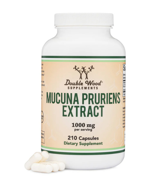 Double Wood Supplements, Mucuna Pruriens Extract, 1,000 mg, 210 Capsules in Pakistan