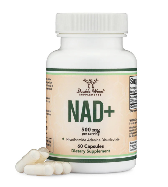 Double Wood Supplements, NAD+, 500 mg, 60 Capsules in Pakistan
