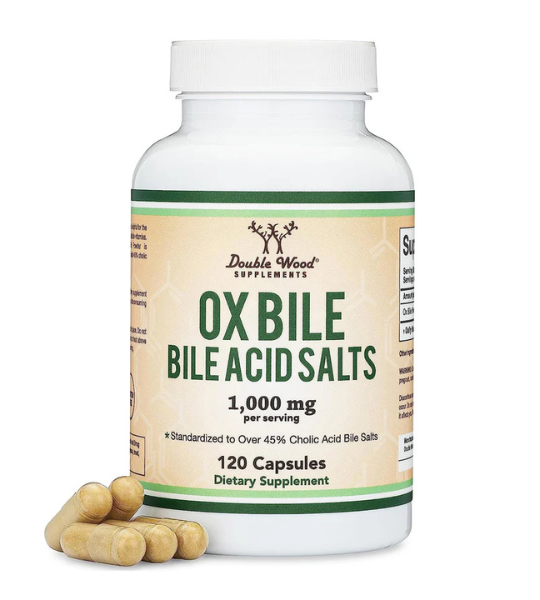 Double Wood Supplements, Ox Bile Acid Salt, 1000 mg, 120 Capsules in Pakistan
