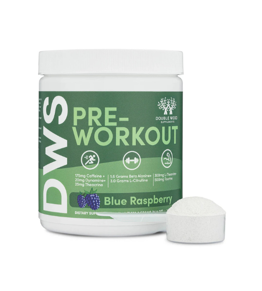Double Wood Supplements, Pre-Workout (Blue Raspberry Flavor) 259.2g in Pakistan