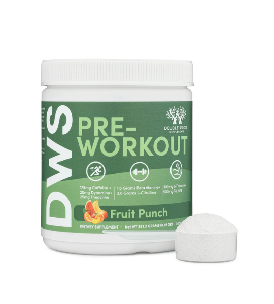 Double Wood Supplements, Pre-Workout (Fruit Punch Flavor) 253 Grams in Pakistan