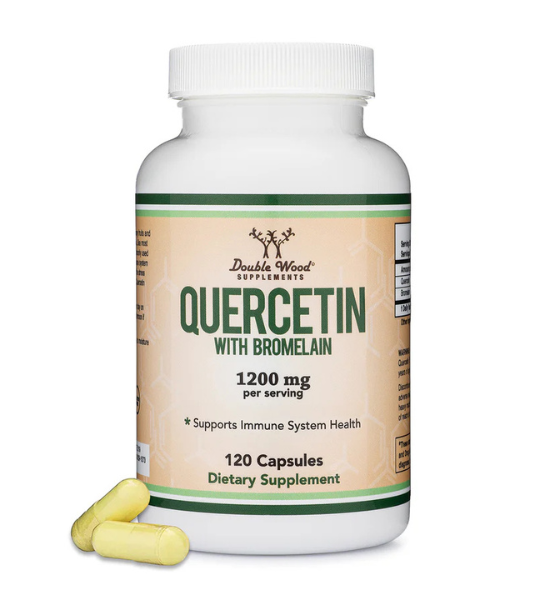 Double Wood Supplements, Quercetin With Bromelain, 1200 mg, 120 Capsules in Pakistan