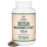 Double Wood Supplements, Reishi Mushroom Extract, 1000 mcg, 300 Capsules in Pakistan