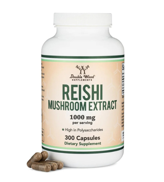 Double Wood Supplements, Reishi Mushroom Extract, 1000 mcg, 300 Capsules in Pakistan