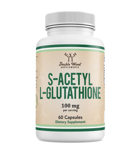 Double Wood Supplements, S-Acetyl L-Glutathione, 100 mg, 60 Capsules in Pakistan