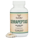 Double Wood Supplements, Serrapeptase 240,000 SPU, 120 Capsules in Pakistan