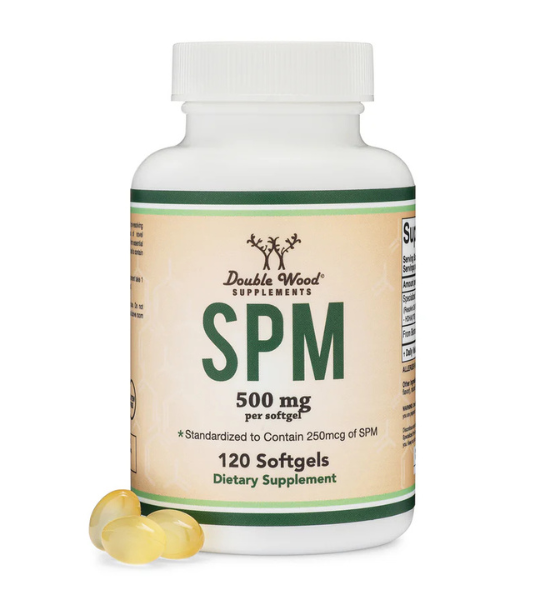 Double Wood Supplements, SPM (Pro Resolving Mediators), 500 mg, 120 Softgels in Pakistan