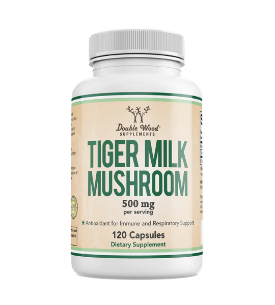Double Wood Supplements, Tiger Milk Mushroom, 500 mg, 120 Capsules in Pakistan