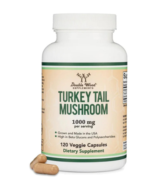 Double Wood Supplements, Turkey Tail Mushroom, 1000 mg, 120 Capsules in Pakistan