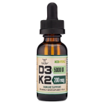 Double Wood Supplements, Vitamin D3 + K2 Liquid Drops, 200 mcg in Pakistan