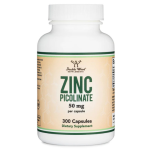Double Wood Supplements, Zinc Picolinate, 50 mg, 300 Capsules in Pakistan