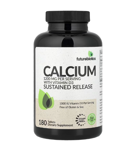 Futurebiotics, Calcium With Vitamin D3, Sustained Release, 180 Tablets in Pakistan