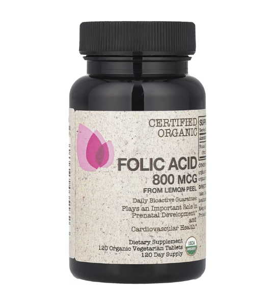 Futurebiotics, Folic Acid From Lemon Peel, 800 mcg, 120 Organic Vegetarian Tablets in Pakistan