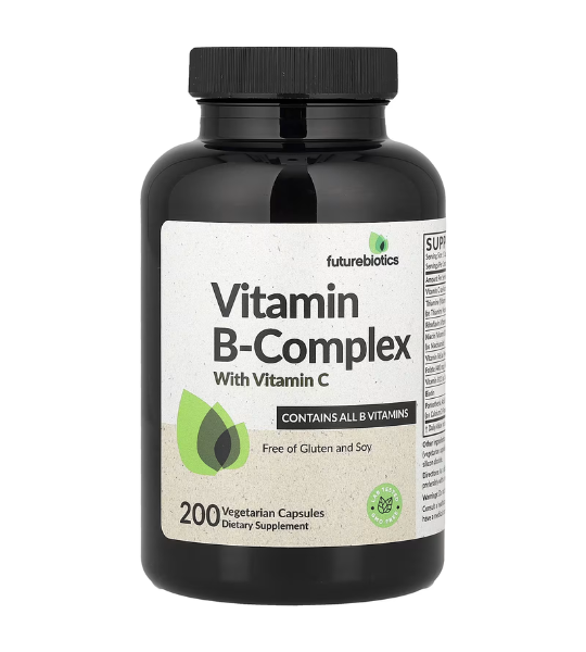 Futurebiotics, Vitamin B-Complex with Vitamin C, 200 Vegetarian Capsules in Pakistan